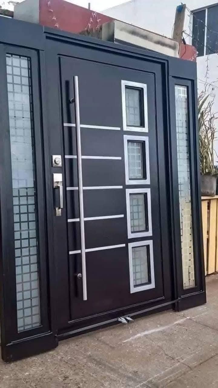 Security entrance door set
