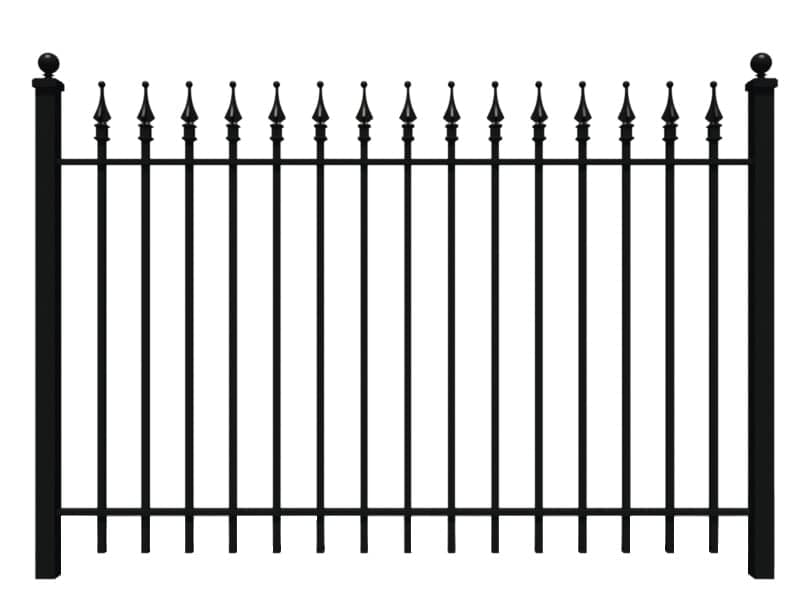 Classic picket fence panel