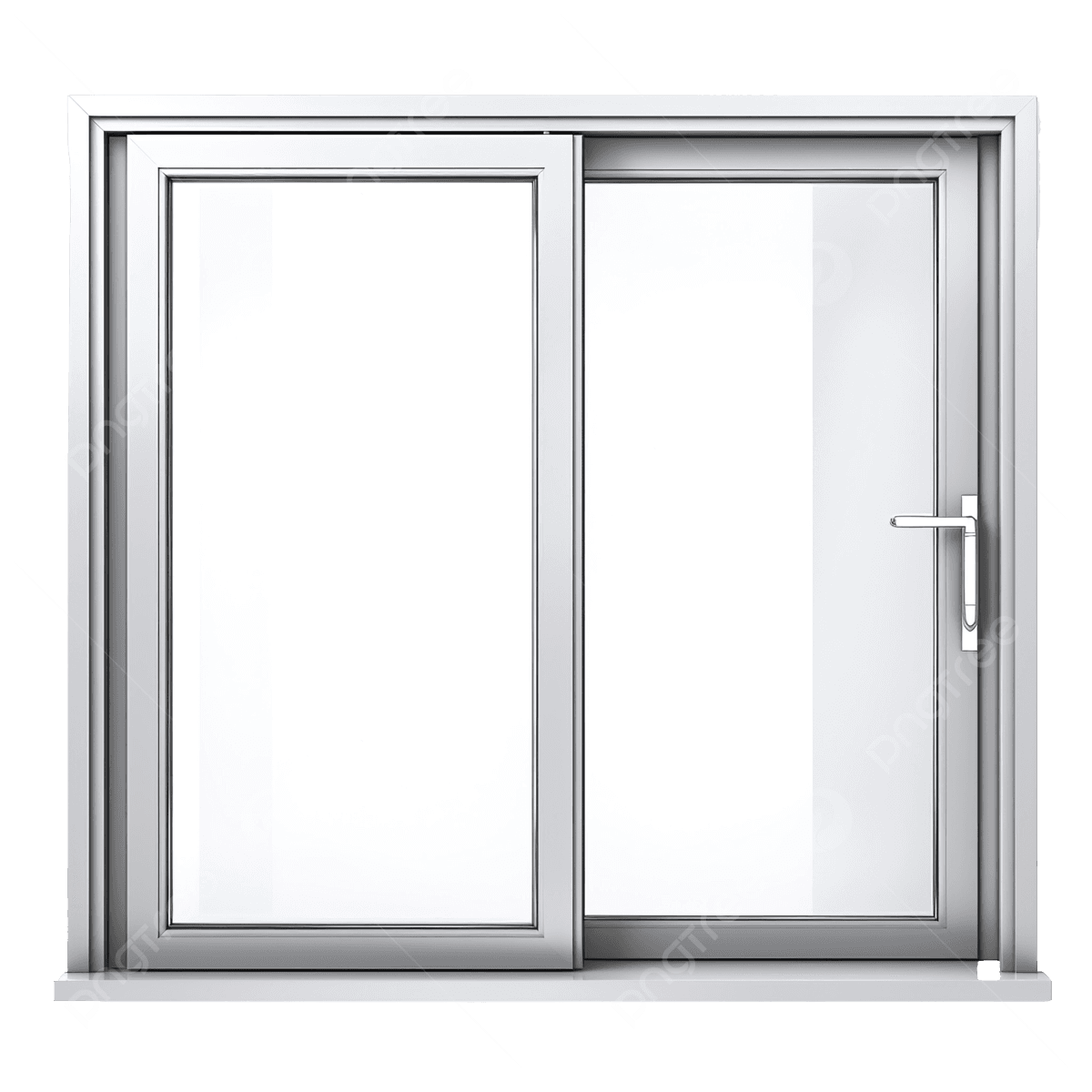 Sliding aluminum window